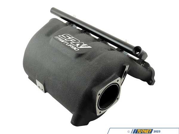 SPA Performance Cast Aluminum Intake Manifold - With Fuel Rail - Black TINW1102B