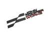 Genuine MINI JCW Rear Badge Emblem - Black/RED 51145B360C6 View 1