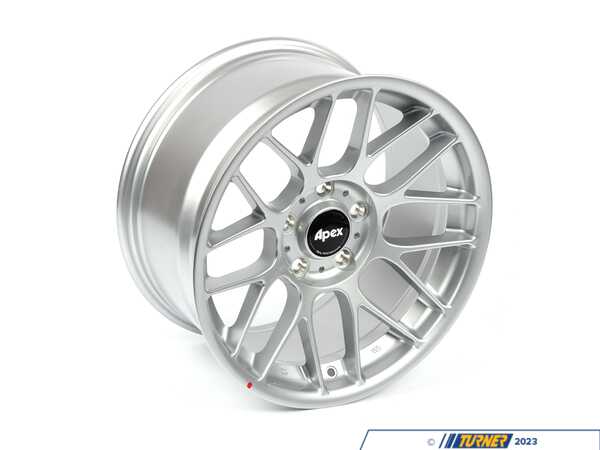 APEX Wheels 17x9" APEX ARC-8 Wheel - Race Silver ARC817930RS