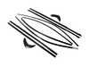 Bremmen Parts Bremmen Black Window Trim Kit - BMW G20 330 Pre-LCI G20330HGSL View 2