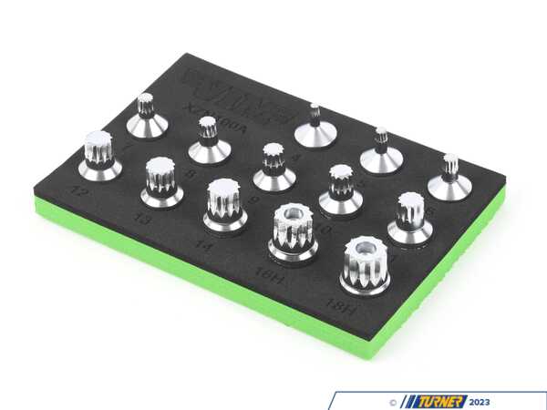 VIM Tools 13 Piece 3/8" Drive XZN Driver Set XZN100A