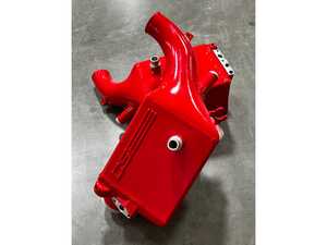 BMW F9X M5 M8 S63 CSF High Performance Charge Coolers - Bengal Red Gloss
