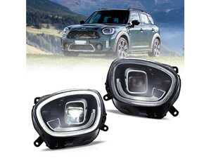 Sequential Projector LED DRL Headlights F60 LCI Style For F60  - Pair
