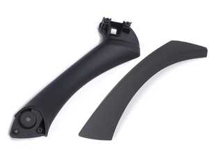Interior Door Pull Replacement Kit - Right - Black