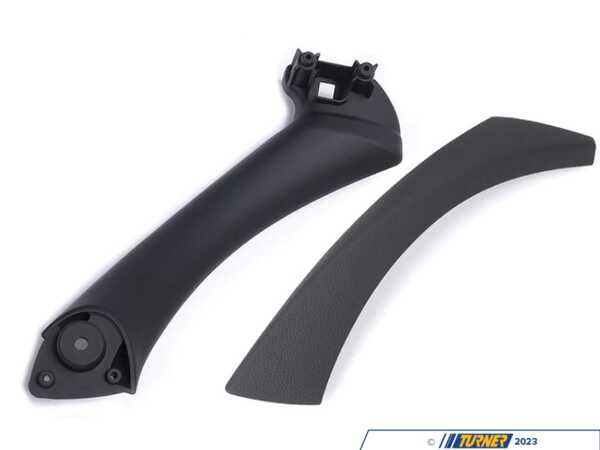 Bremmen Parts Interior Door Pull Replacement Kit - Right - Black E9X-DRPL-RPKT-BK
