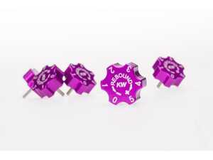 KW Suspension Adjustment Knob - Purple