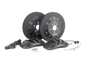 Dinan Front 6-Piston Big Brake Kit - 395x34mm - Gray Calipers - BMW F22/23 F3X