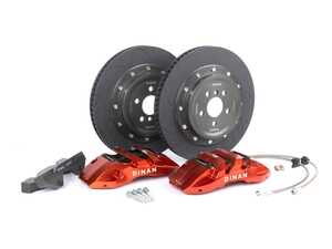 Dinan Front 6-Piston Big Brake Kit - 395x34mm - Red Calipers - BMW F8X M2 M3 M4