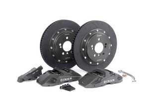 Dinan Rear 4-Piston Big Brake Kit - 370x32mm - Gray Calipers - BMW F22/23 F3X