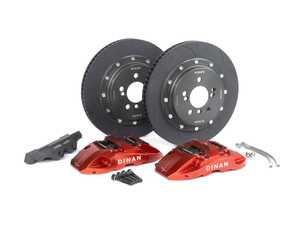 Dinan Rear 4-Piston Big Brake Kit - 370x32mm - Red Calipers - BMW F8X M2 M3 M4