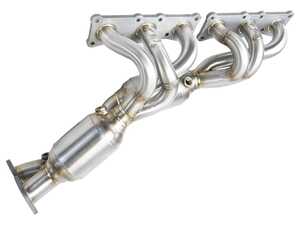 Twisted Steel 304 Stainless Steel Long Tube Header W/ Cat