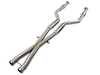 AFE MACH Force-Xp X-Pipe 2-1/2 IN 304 Stainless Steel W/ Cat & Resonator 49-36321-1 View 1