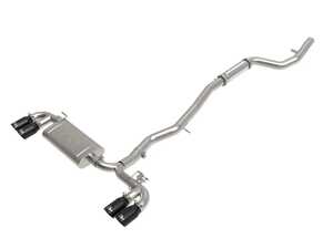 MACH Force-Xp Stainless Steel Cat-Back Exhaust - Black Tip