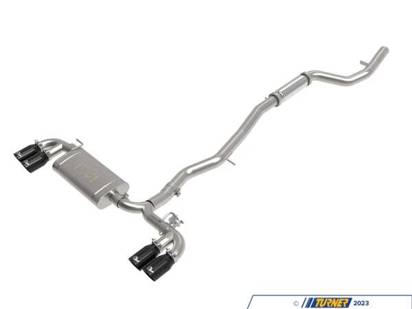 AFE MACH Force-Xp Stainless Steel Cat-Back Exhaust - Black Tip afe49-36352-B