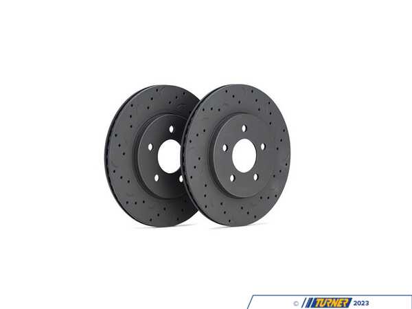 Hawk Hawk Talon Cross Drilled & Slotted Brake Rotor Pair - Front (348x30) - E70/71 HTC4863