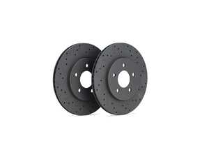 Hawk Talon Cross Drilled & Slotted Brake Rotor Pair - Front (356x36) - E53 X5