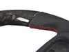 ECS ECS MINI Cooper Flat Bottom Forged Carbon Fiber Steering Wheel ( Forged Carbon/Perforated Leather/Red Stitching) NO Red Center Stripe- Gen 2 BM152-R5606-FP-R View 3