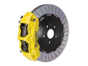 W204 C63 AMG Front Brembo Big Brake Kit - Yellow