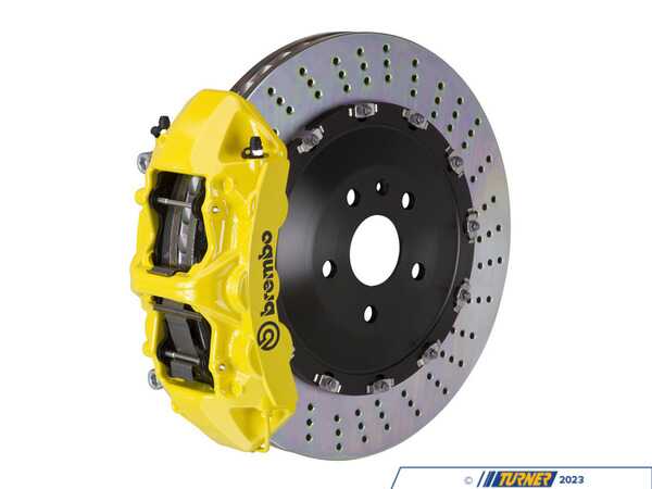 Brembo W204 C63 AMG Front Brembo Big Brake Kit - Yellow 1N1.9527A5