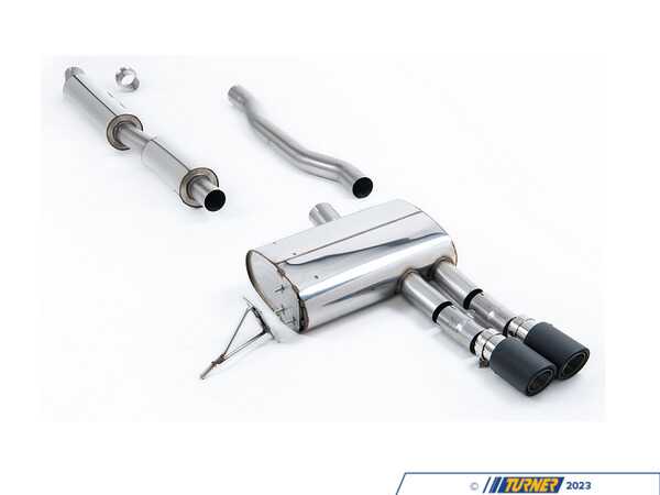 Milltek Sport Cat-Back Exhaust System - Resonated Dual 90 - Carbon Jet Tips SSXM490