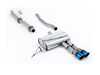 Milltek Sport Cat-Back Exhaust System - Resonated Dual GT90 - Burnt Blue Titanium Tips     SSXM489 View 1