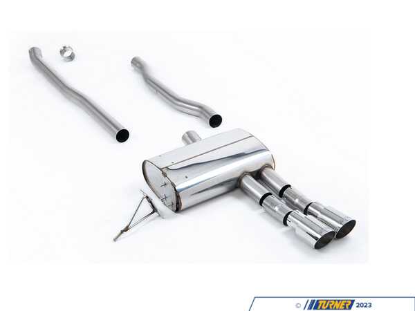 Milltek Sport Cat-Back Exhaust System - NON Resonated Dual GT90 - Polished Tips  SSXM482