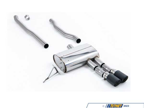 Milltek Sport Cat-Back Exhaust System - NON Resonated Dual 90 - Carbon Jet Tips SSXM485