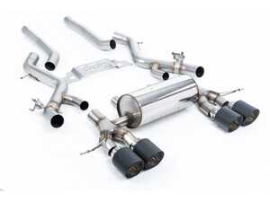 Non-Resonated Secondary Cat Back System With JET-115 Carbon Trims