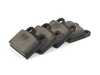 Dynamic Friction  DFC 5000 Advanced Brake Pads - Rear E9 3.0CS Textar Fitment  1551-0030-00 View 1