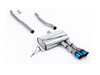Milltek Sport Cat-Back Exhaust System - NON Resonated Dual GT90 - Burnt Blue Titanium Tips    SSXM484 View 1