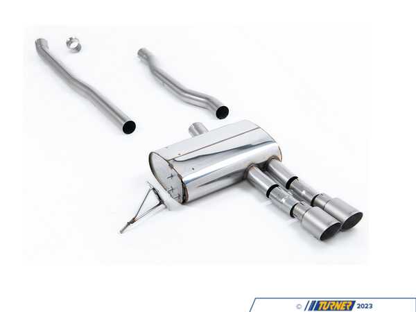 Milltek Sport Cat-Back Exhaust System - NON Resonated Dual GT90 - Brushed Titanium Tips SSXM483