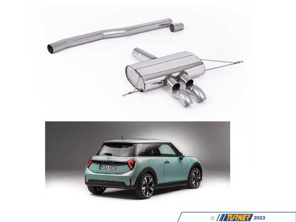 Milltek Sport Cat Back Non-Resonated (louder) OPF/GPF Back Systems To Standard Or Sport Diffuser With Downturn Tips (Stock Rear Bumper) SSXM491