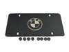 Genuine BMW Genuine BMW Roundel Marque Plate - Black 82125B4DBE3 View 1