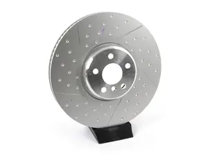 M Performance Front Dimpled And Slotted Brake Rotors - Pair - 374x36 - G20 M340i
