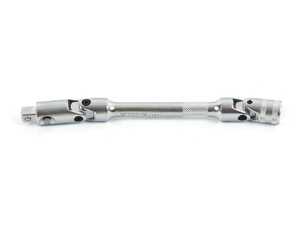 3/8" Dual Swivel Extension, 8" Long With Locking Square Drive