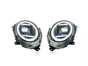 Sequential Projector LED DRL Headlights - Pair  