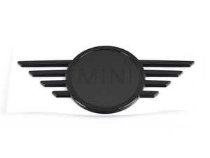Hood Emblem Piano Black "Black Line"