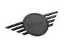 Genuine MINI Trunk Emblem Piano Black "Black Line" 51145A34130 View 1