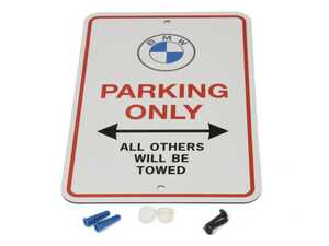 Genuine BMW Parking Sign