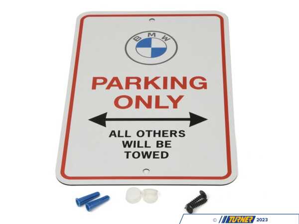 Genuine BMW Genuine BMW Parking Sign 82125B4FE89