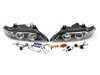 Spec-D Tuning Spec D LED Halo Projector Headlights - Matte Black Housing/Clear Lens - E39 2LHPE3997JMTM View 5
