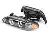 Spec-D Tuning Spec D LED Halo Projector Headlights - Matte Black Housing/Clear Lens - E39 2LHPE3997JMTM View 7