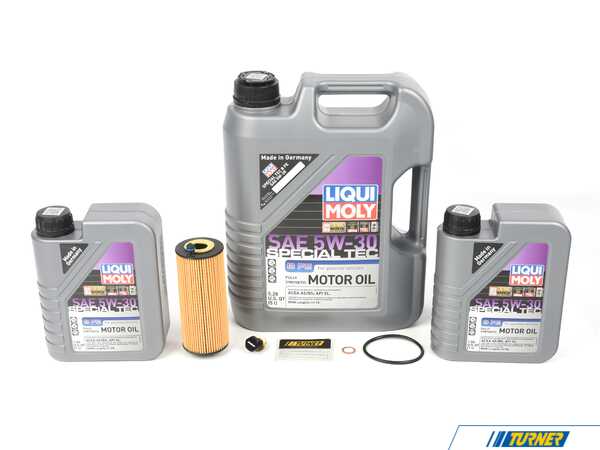Packaged by Turner Liqui Moly Special Tec B FE Oil Service Kit - 5w-30 - BMW G8X M2 M3 M4 S58 3.0L G8XMS58OSTKT