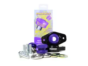 Powerflex Rear Lower Shock Mounting Bushings & Brackets - 80A Street Bushings - BMW E82/88 E9X