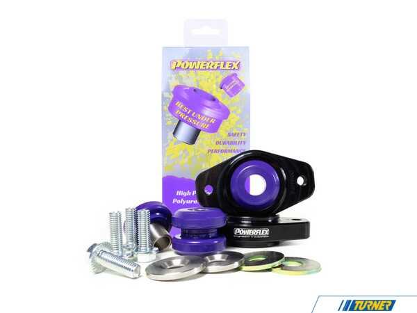 Powerflex Powerflex Rear Lower Shock Mounting Bushings & Brackets - 80A Street Bushings - BMW E82/88 E9X PFR5-417