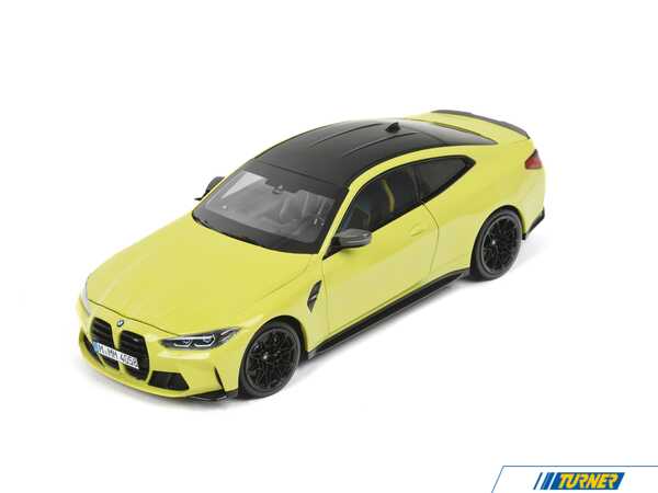 Genuine BMW Genuine BMW Miniature G82 M4 in Sao Paolo Yellow 80435A51949