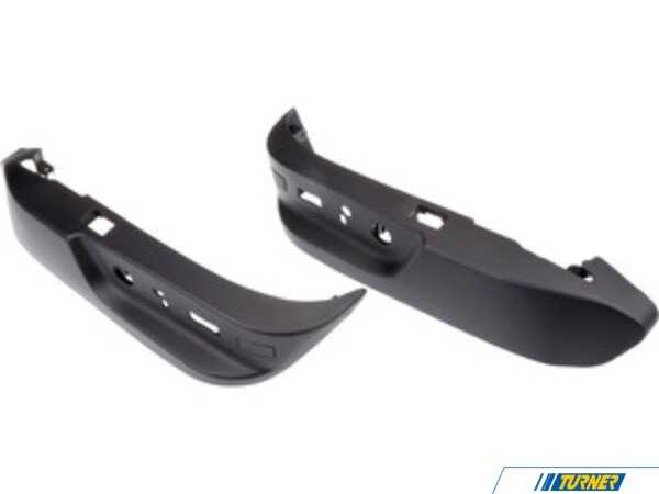 URO URO Seat Switch Covering Set - Black - E38, E39 52107058008