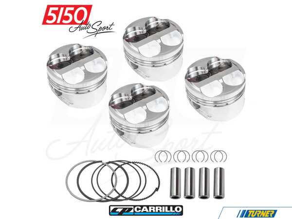5150 Autosport CP Forged Piston Set, BMW M42 CP-FPS-M42