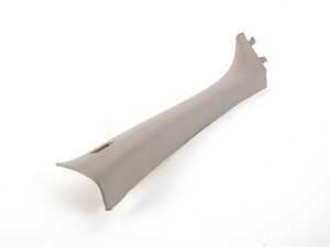 Genuine BMW Left "A" Pillar Cover - Gray - E90 E91
