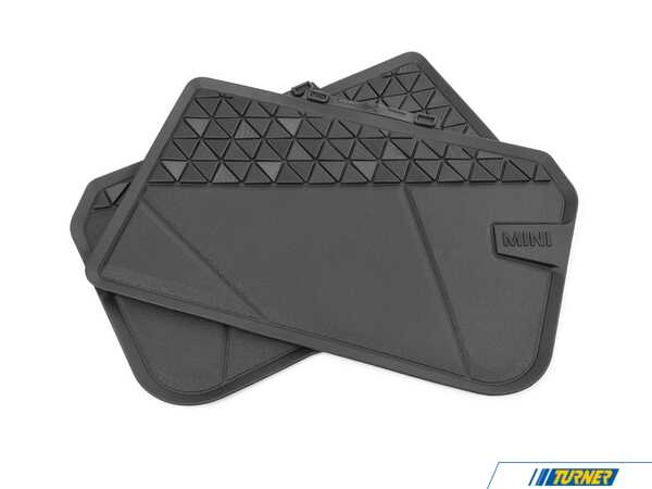 Genuine MINI Floor Mats - All Weather Rear U25 SE 51475A62BC6
